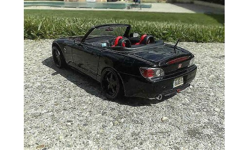 Honda S2000 Base 1/18 Maisto nero jantes 18 pouces modellini auto