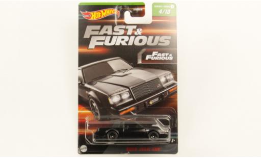 Buick Regal 1/64 Hot Wheels GNX schwarz Fast &amp; Furious 1987 1:64 modellino in miniatura