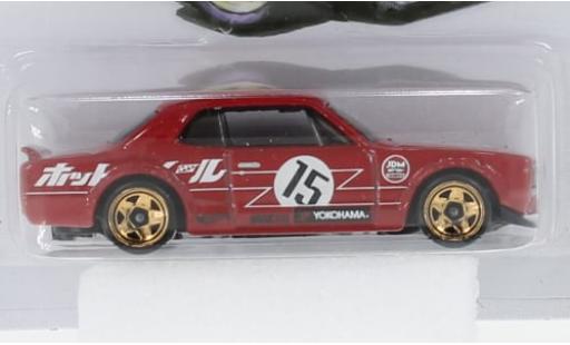Nissan Skyline 1/64 Hot Wheels HT 2000 GT-X rot 1:64 modellino in miniatura