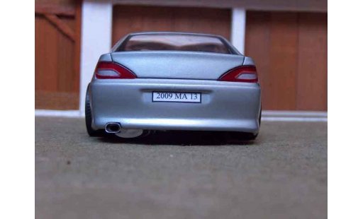 Peugeot 406 Coupe 1/18 Gate grigio metallized modellini auto