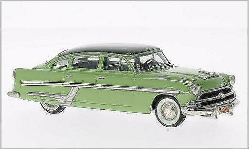 Hudson Hornet 4-Door Sedan 1/43 Brooklin verde/metallicoo verde 1954 modellini auto