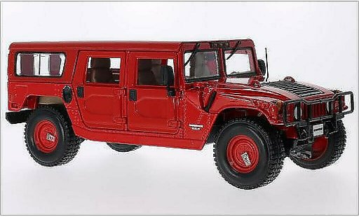 Hummer H1 Base 1/18 Maisto 4-Door Wagon rosso modellini auto