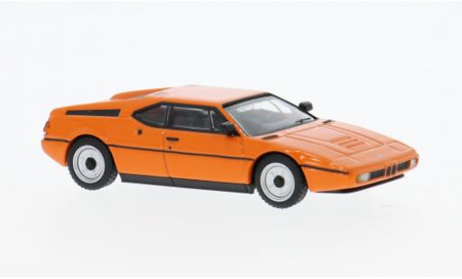 Bmw M1 1/64 I Almost Real (E26) orange 1978 1:64 modellino in miniatura
