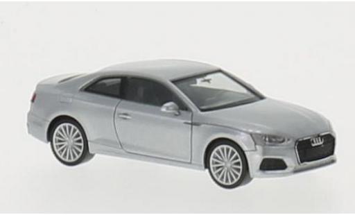 Audi A5 1/87 Herpa Coupe grigio modellino in miniatura