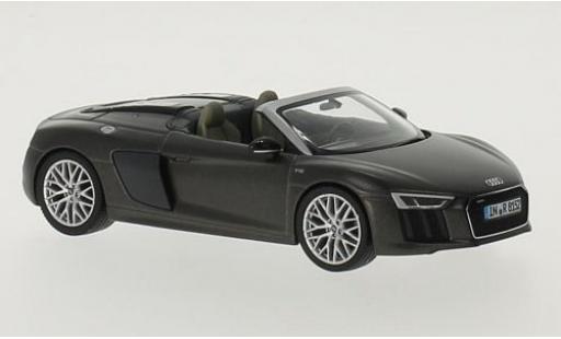 Audi R8 1/43 Herpa Spyder V10 matt-marroneee modellino in miniatura