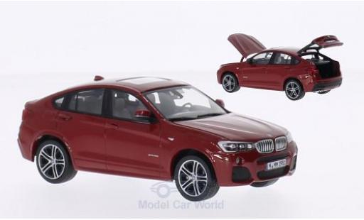 Bmw X4 1/43 Herpa metallico rosso 2015 modellino in miniatura