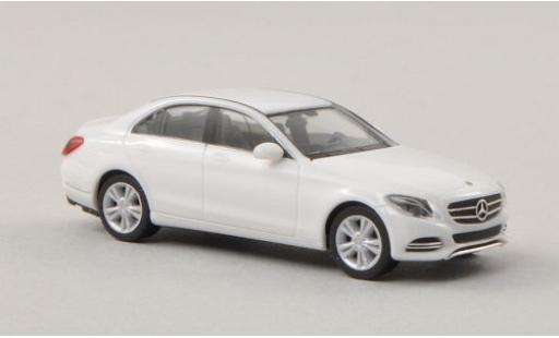 Mercedes Classe C 1/87 Herpa (W205) bianco 2014 modellino in miniatura