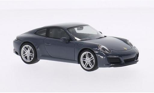 Porsche 991 1/43 Herpa 911 () Carrera Coupe grigio 2015 modellino in miniatura