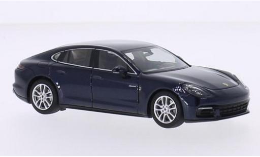 Porsche Panamera 4S 1/43 Herpa 4S Diesel metallico blu 2016 modellino in miniatura
