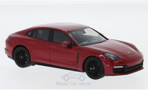 Porsche Panamera GTS 1/43 Herpa GTS rosso modellino in miniatura