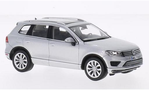 Volkswagen Touareg 1/43 Herpa grigio 2015 modellino in miniatura