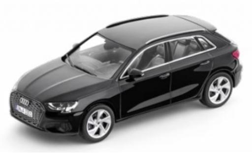 Audi A3 1/43 iScale Sportback (8Y) nero 2020 modellino in miniatura