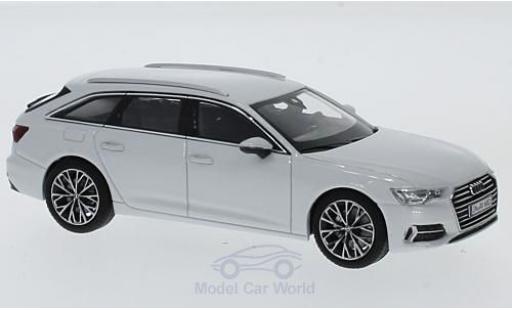Audi A6 1/43 iScale Avant bianco 2018 modellino in miniatura
