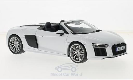 Audi R8 1/18 iScale Spyder V10 grigio 2016 ohne Vitrine modellino in miniatura