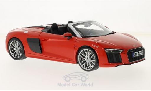 Audi R8 1/18 iScale Spyder V10 rosso 2016 ohne Vitrine modellino in miniatura