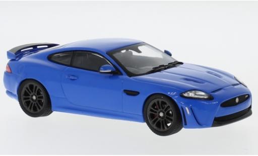 Jaguar XKR 1/43 IXO -S blu RHD modellino in miniatura