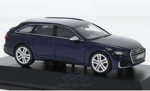 Audi S6 1/43 Jadi Avant blu 2019 modellino in miniatura