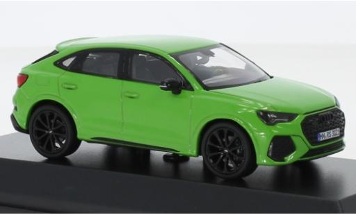 Audi RS Q3 1/43 Minichamps Sportback verde 2019 modellino in miniatura