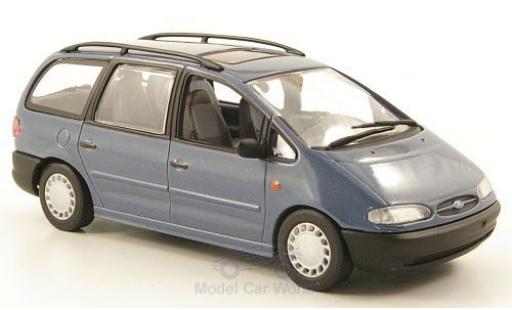 Ford Galaxy 1/43 Minichamps MKI metallico blu 1995 modellino in miniatura