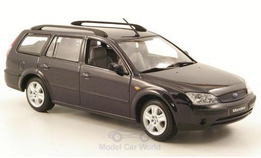 Ford Mondeo 1/43 Minichamps MKIII Turnier blu 2001 modellino in miniatura