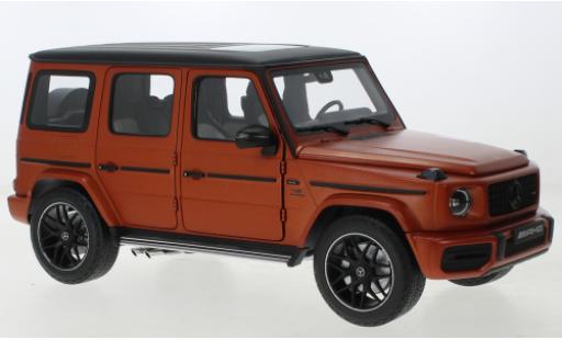 Mercedes Classe G 1/18 I Minichamps AMG G63 matt-orange modellino in miniatura
