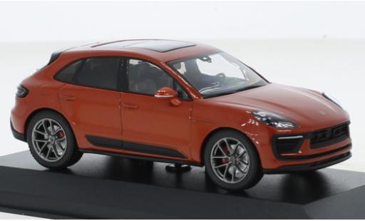Porsche Macan S 1/43 Minichamps III metallise orange 2022 modellino in miniatura