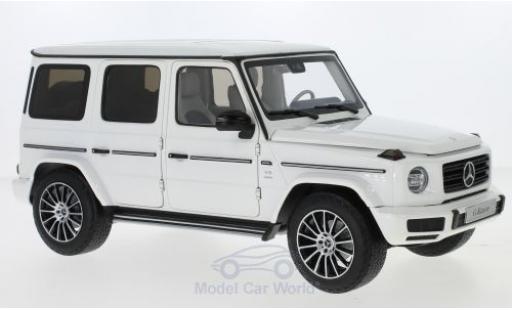 Mercedes Classe G 1/18 Minichamps (W463) bianco 2019 40 Jahre modellino in miniatura