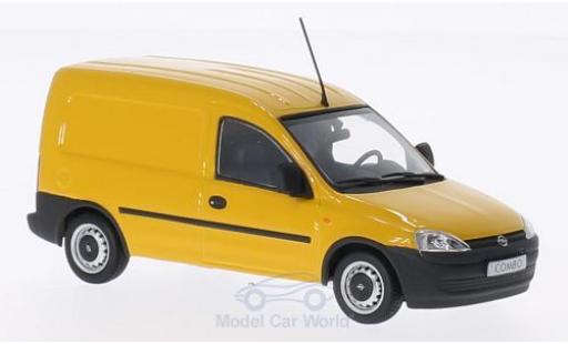 Opel Combo 1/43 Minichamps giallo 2012 modellino in miniatura