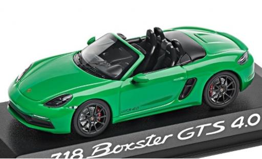 Porsche Boxster 1/43 Minichamps 718 GTS 4.0 (982) verde 2020 modellino in miniatura