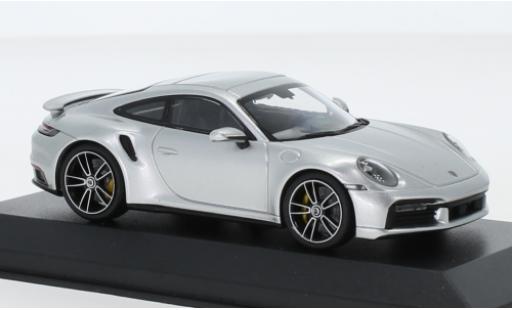 Porsche 992 Turbo s 1/43 Minichamps 911 () Turbo S grigio 2020 modellino in miniatura