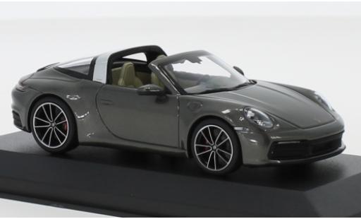 Porsche 992 Targa 1/43 Minichamps 911 Targa 4S () metallico grigio modellino in miniatura