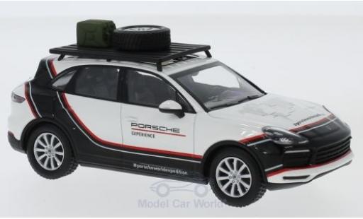 Porsche Cayenne S 1/43 Minichamps bianco/nero 2018 World Expedition modellino in miniatura