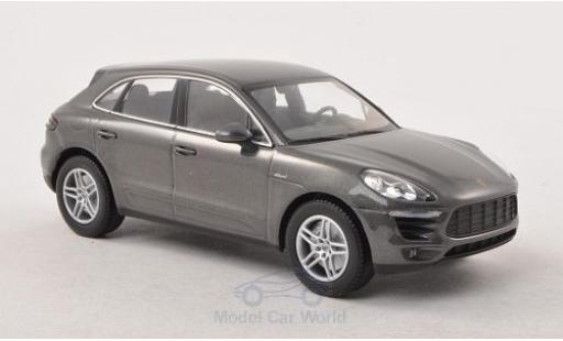 Porsche Macan S 1/43 Minichamps S Diesel metallico grigio modellino in miniatura