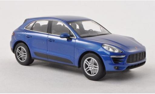 Porsche Macan S 1/43 Minichamps S metallico blu 2013 modellino in miniatura