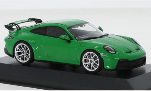 Porsche 992 GT3 1/43 Minichamps 911 () GT3 verde 2021 modellino in miniatura