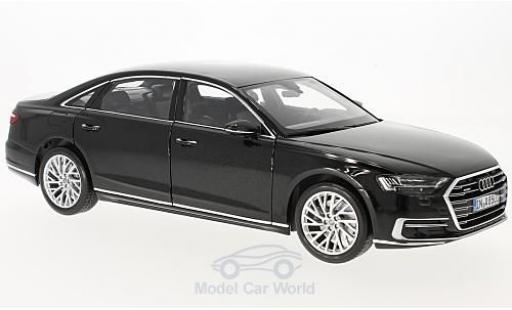 Audi A8 1/18 Norev L metallico nero 2017 modellino in miniatura
