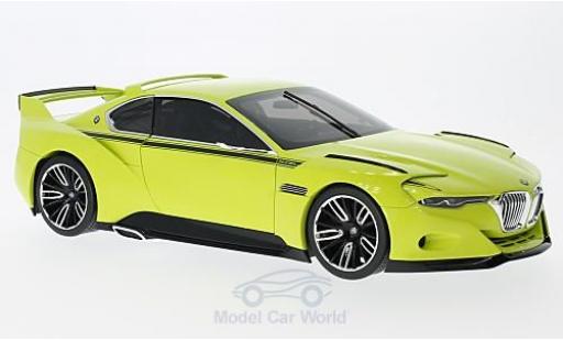 Bmw 3.0 1/18 Norev CSL Hommage giallo Hommage Collection ohne Vitrine modellino in miniatura