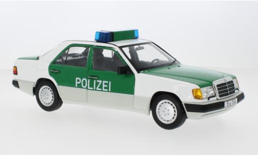 Mercedes 230 1/18 I Norev E (W124) police 1989 modellino in miniatura
