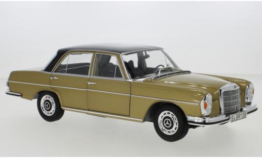 Mercedes 280 1/18 Norev SE (W108) metallise beige/nero 1968 modellino in miniatura