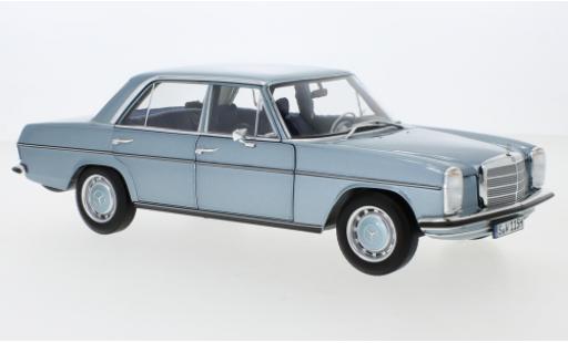 Mercedes 200 1/18 Norev (W115) metallico blu 1968 modellino in miniatura