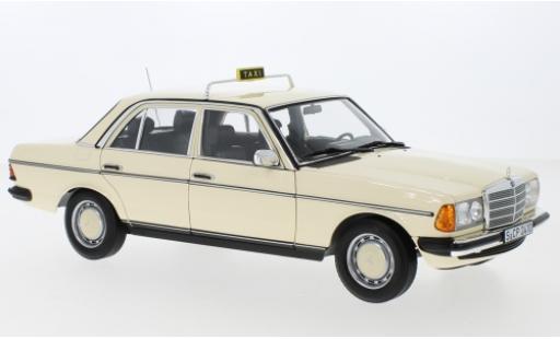 Mercedes 200 1/18 Norev (W123) beige Taxi (D) 1980 modellino in miniatura