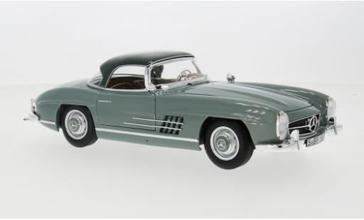Mercedes 300 1/18 I Norev SL (W198 II) Roadster grün 1957 1:18 modellino in miniatura