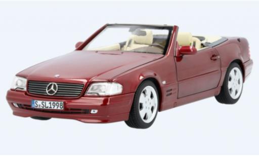 Mercedes 500 1/18 Norev SL (R129) metallico rosso 1998 modellino in miniatura