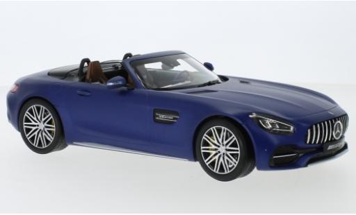 Mercedes AMG GT 1/18 Norev C Roadster (R190) matt-blu 2017 modellino in miniatura