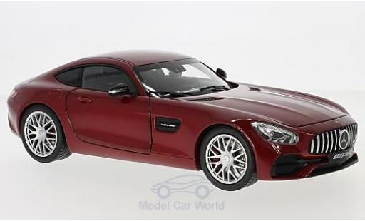 Mercedes AMG GT 1/18 Norev (C190) metallico rosso modellino in miniatura