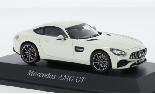 Mercedes AMG GT 1/43 Norev (C190) metallico bianco modellino in miniatura