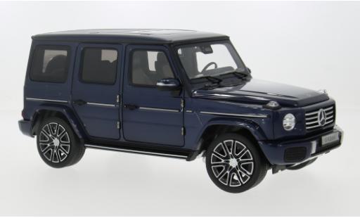 Mercedes Classe G 1/18 I Norev AMG Line (W465) blau 1:18 modellino in miniatura