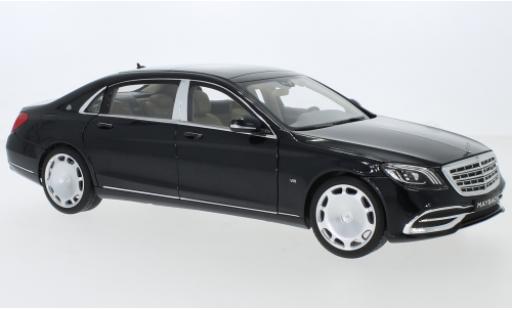 Mercedes Classe S 1/18 Norev Maybach S 650 (X222) metallico nero modellino in miniatura