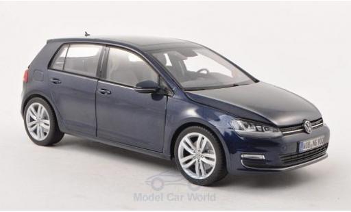 Volkswagen Golf VII 1/18 Norev VII metallico blu 5-Türer modellino in miniatura