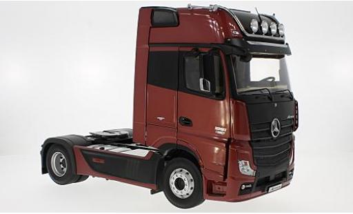 Mercedes Actros 1/18 NZG GigaSpace 4x2 FH25 metallico rosso modellino in miniatura